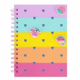 Kołonotes silikon A5 Fruits