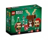 Klocki BrickHeadz Renifer, Elf i Elfka (40353) od 10 lat