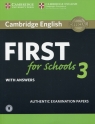  Cambridge English First for Schools 3 with answers with Audio