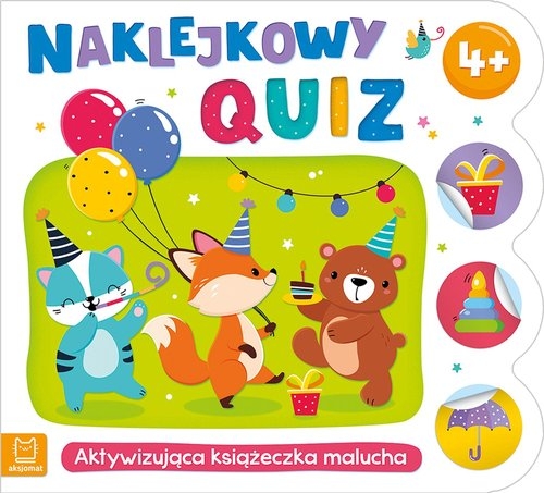 Naklejkowy quiz 4+ Aktywizująca książeczka malucha