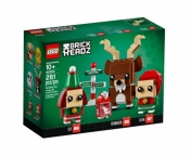 Klocki BrickHeadz Renifer, Elf i Elfka (40353)