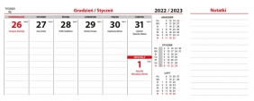 Kalendarz 2023 biurkowy Lux