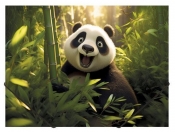 Teczka na gumkę z nadrukiem A4 PP - Panda