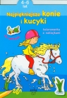 Najpiękniejsze konie i kucyki 4-6 lat Kolorowanka z naklejkami