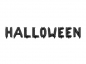 Balon foliowy Halloween czarny 280 x 46 cm