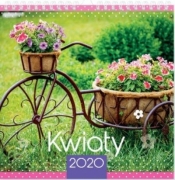 Kalendarz 2020 planszowy 32x32 Kwiaty