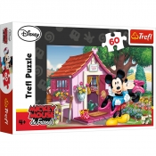 Puzzle 60: Miki i Minnie w ogrodzie (17285)