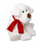 BEPPE Pies Ricco 23 cm bialy z kokardą (12403)