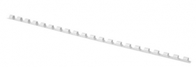 Grzbiety do bindowania Office Products A4 6 mm plastikowe 100 sztuk białe (Nr 20240615-14)