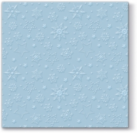 Serwetki Inspiration Winter Flakes /turquoise/ SDL251012 - SDL251012