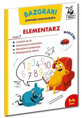 Bazgraki poznają matematykę. Elementarz. Poziom 1 - Leszek Rogala