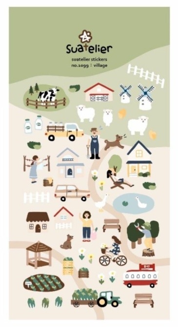 Naklejki ozdobne Suatelier - Na wsi