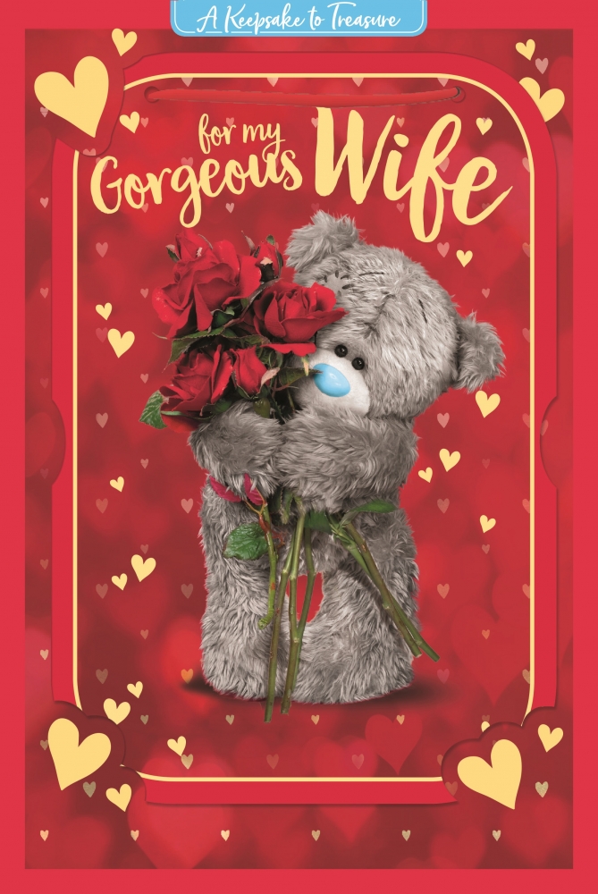 Kartka holograficzna 3D - For my gorgeous wife