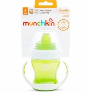 Kubek z miękkim ustnikiem i uchwytami Munchkin 118ml zielony