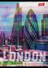 Paczka Zeszyt A5 60k kratka glitched city mix pakiet 10 sztuk