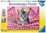  Ravensburger, Puzzle XXL 100: Słodkie kotki (12985)Wiek: 6+