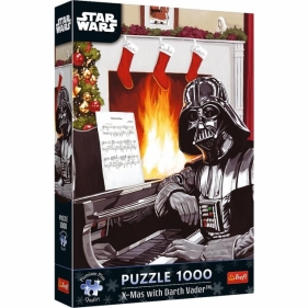 Puzzle 1000 Święta z Darth Vader TREFL