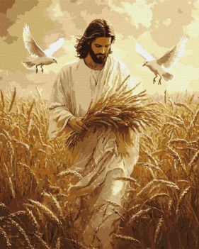 Malowanie po numerach - Żniwa Wiary 40x50cm