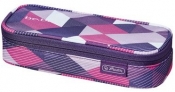 Piórnik saszetka Be.Bag Cube Purple Checked