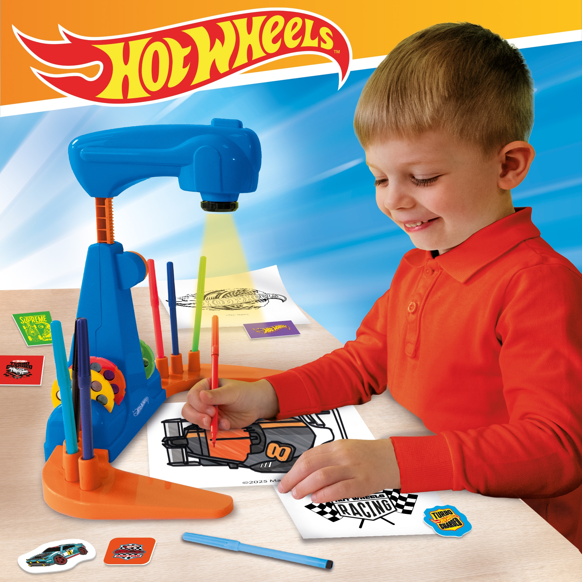 Szkoła rysowania z projektorem - Hot Wheels