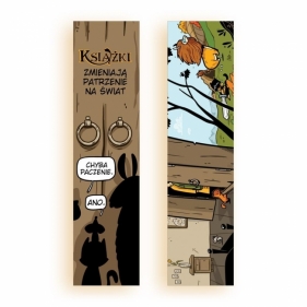 Zakładka kartonowa - Książki zmieniają..