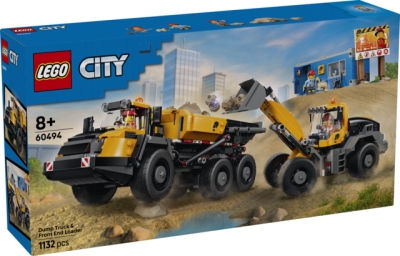 LEGO City Wywrotka i ładowarka czołowa 60494