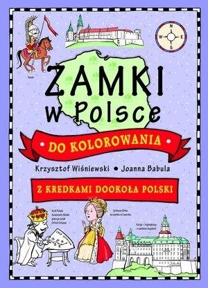 Zamki w Polsce do kolorowania - z kredkami (Uszkodzona okładka)