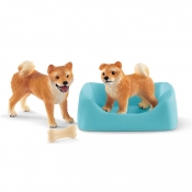 Shiba inu matka i szczenię - Schleich (42479)