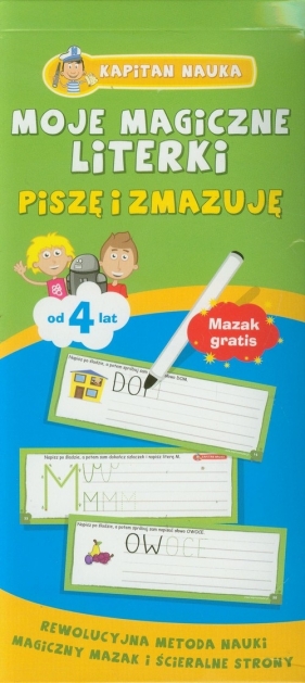 Moje magiczne literki Piszę i zmazuję - <br />