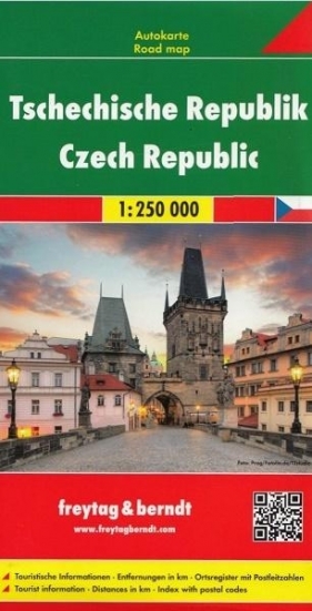 Mapa samochodowa - Czechy 1:250 000 - Praca zbiorowa
