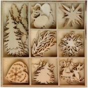 Dekoracje drewniane Xmass (414457)