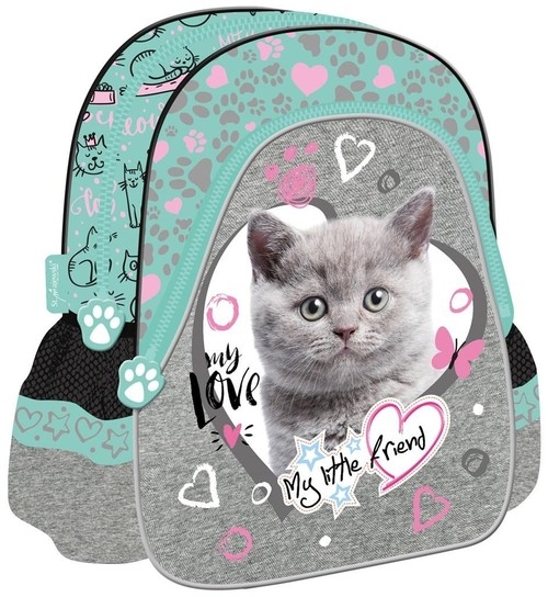 Plecak szkolno-wycieczkowy My Little Friend Kot miętowy (MLF Cat mint)