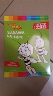 Pszczółka Maja. Zabawa na łace. Mały rysownik z naklejkami