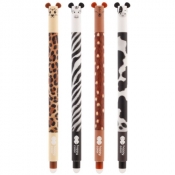 Długopis wymazywalny Happy Color Uszaki 0.5mm niebieski - Furry Safari, 1 szt
