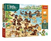 Puzzle 100 Jamniki i Trefliki TREFL