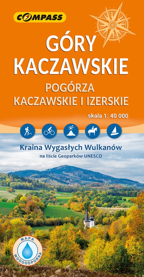 Mapa Góry Kaczawskie - mapa laminowana