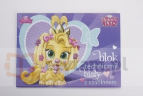 BLOK TECHNICZNY BIAŁY A4/10k. z szablonem