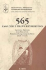 565 zagadek z prawa rzymskiego  Kacprzak Agnieszka, Krzynówek Jerzy, Berier Franciszek, Urbanik Jakub