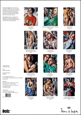 Kalendarz 2027 Tamara Łempicka A3 wzór 1 - Władysław Pluta