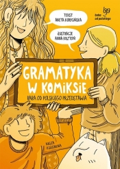 Gramatyka w komiksie. Baba od polskiego przedstawia - Aneta Korycińska