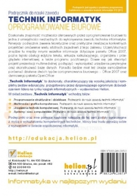 Technik informatyk Oprogramowanie biurowe Podręcznik do nauki zawodu - Jolanta Pokorska