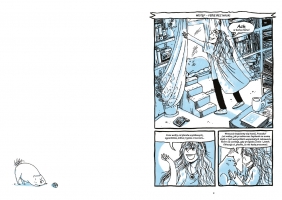 Gramatyka w komiksie. Baba od polskiego przedstawia - Aneta Korycińska
