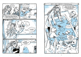 Gramatyka w komiksie. Baba od polskiego przedstawia - Aneta Korycińska