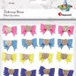 Ozdoba filcowa kokardy mix - 16 szt (395997)