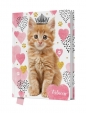 Pamiętnik z kłódką Princess Cat, 14 x 18cm, 80 kartek