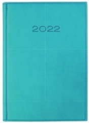 Kalendarz 2022 Dzienny A5 Vivella Turkusowy 21D-11