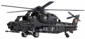 Klocki CADA. Zdalnie sterowany Helikopter wojskowy. Śmigłowiec szturmowy WZ-10 RC. 989 elementów