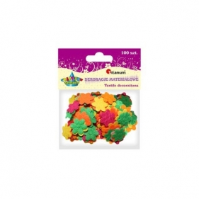 Dekoracje materiałowe kwiaty mix 100 szt. F037 - 284828