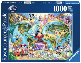 Puzzle 1000: Świat według Disneya (15785)