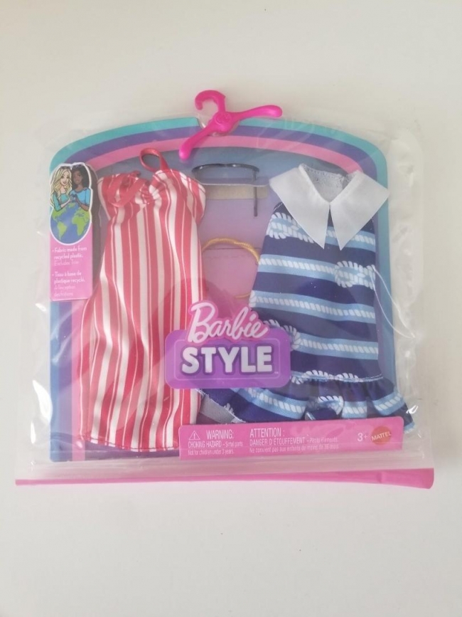 Barbie Ubranka + akcesoria 2-pak